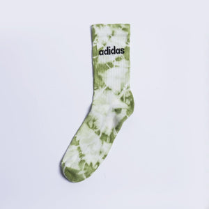 Adidas Tie-Dye Socks - Frog Green - Inked Grails