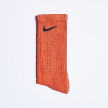 Load image into Gallery viewer, Custom Overdyed Socks - Goldfish Orange - Inked Grails