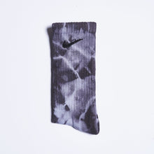 Load image into Gallery viewer, Custom Tie-Dye Socks - Midnight Black - Inked Grails