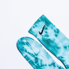 Load image into Gallery viewer, Custom Tie-dyed Socks - Spearmint Green - Inked Grails