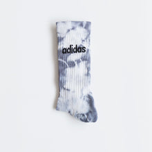 Load image into Gallery viewer, Adidas Tie-Dye Socks - Dolphin Grey - Inked Grails