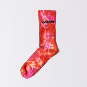 Adidas Tie-Dye Socks - Fireball - Inked Grails