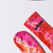 Load image into Gallery viewer, Adidas Tie-Dye Socks - Fireball - Inked Grails