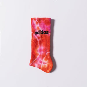 Adidas Tie-Dye Socks - Fireball - Inked Grails