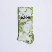 Load image into Gallery viewer, Adidas Tie-Dye Socks - Frog Green - Inked Grails