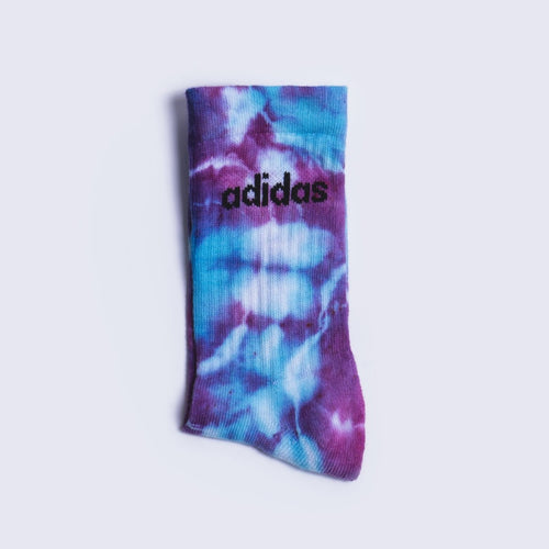Adidas Tie-Dye Socks - Tango Ice Blast - Inked Grails