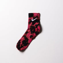 Load image into Gallery viewer, Custom Bleach-Dye Ankle Socks - Pink - Inked Grails