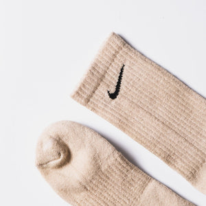Custom Overdyed Socks - Desert Sand - Inked Grails
