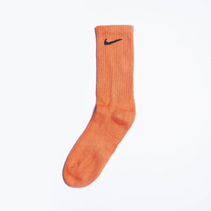Custom Overdyed Socks - Goldfish Orange - Inked Grails