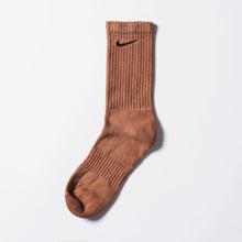 Load image into Gallery viewer, Custom Overdyed Socks - Hot Cocoa - Inked Grails