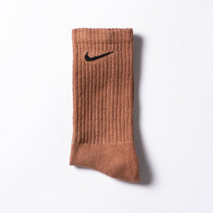 Custom Overdyed Socks - Hot Cocoa - Inked Grails