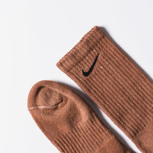 Load image into Gallery viewer, Custom Overdyed Socks - Hot Cocoa - Inked Grails