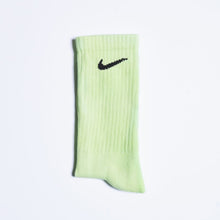 Load image into Gallery viewer, Custom Overdyed Socks - Neon Green - Inked Grails
