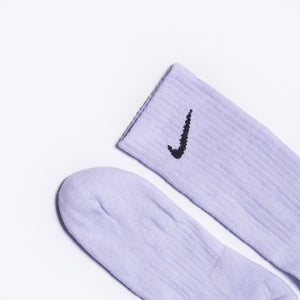 Custom Overdyed Socks - Parma Violet - Inked Grails