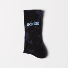 Load image into Gallery viewer, Custom Reverse-Dye Adidas Socks - Electric Blue - Inked Grails