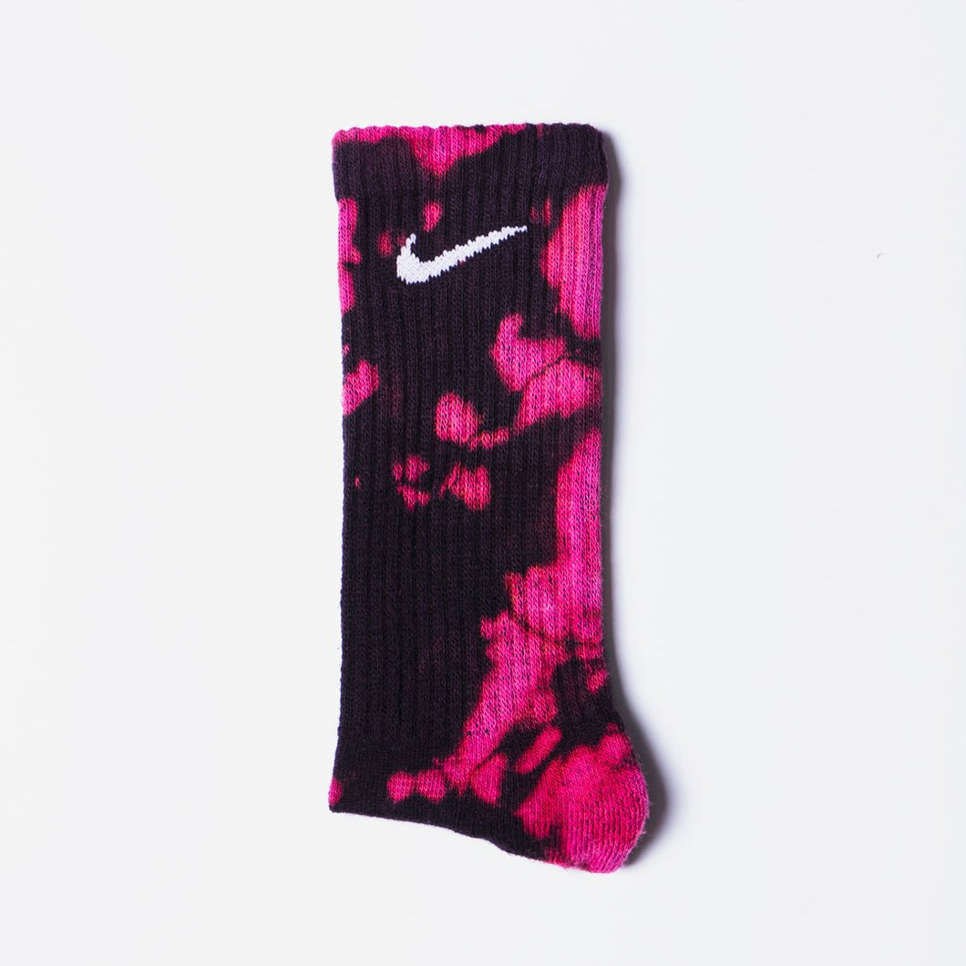 Custom Reverse-Dye Socks - Vivid Pink - Inked Grails