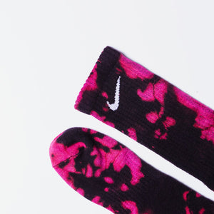 Custom Reverse-Dye Socks - Vivid Pink - Inked Grails