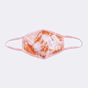 Custom Tie-Dye Face Mask - Goldfish Orange - Inked Grails