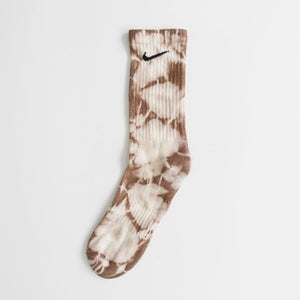 Custom Tie-Dye Socks - Caramel Shortbread - Inked Grails