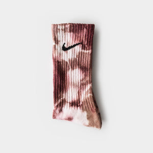 Custom Tie-Dye Socks - Chocolate Caramel - Inked Grails