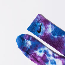 Load image into Gallery viewer, Custom Tie-Dye Socks - Dark Storm - Inked Grails