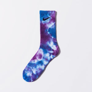 Custom Tie-Dye Socks - Dark Storm - Inked Grails