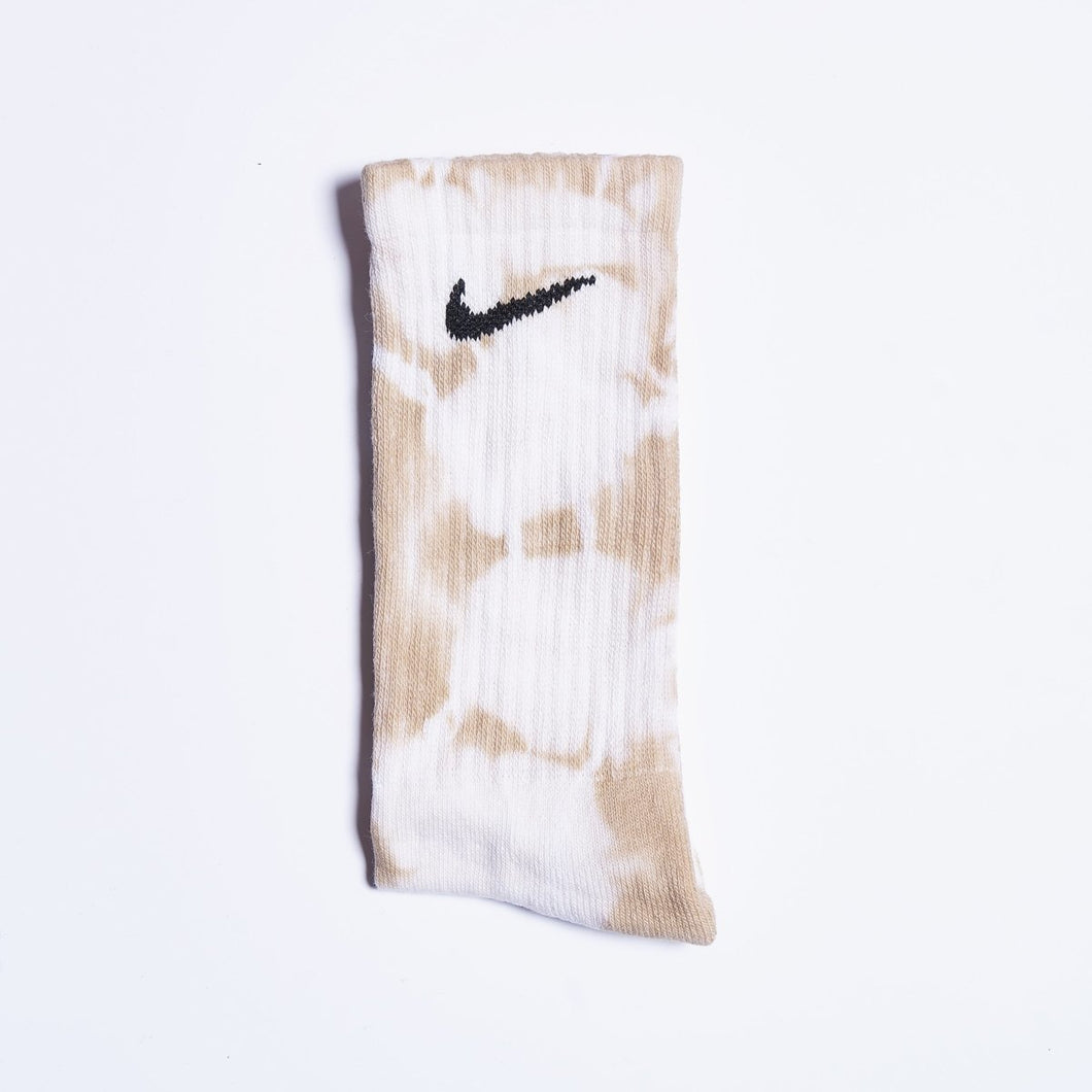 Custom Tie-Dye Socks - Desert Sand - Inked Grails