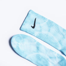 Load image into Gallery viewer, Custom Tie-Dye Socks - Electric Blue - Inked Grails