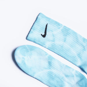 Custom Tie-Dye Socks - Electric Blue - Inked Grails