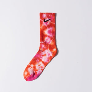 Custom Tie-Dye Socks - Fireball - Inked Grails