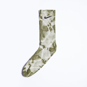 Custom Tie-Dye Socks - Forest Green - Inked Grails