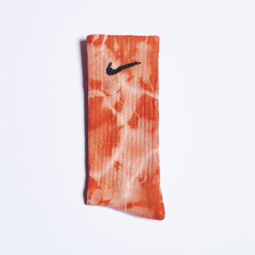 Custom Tie-Dye Socks - Goldfish Orange - Inked Grails