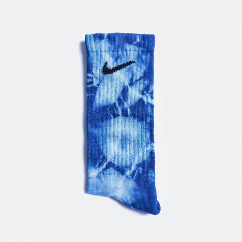 Custom Tie-Dye Socks - Ocean Blue - Inked Grails