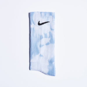 Custom Tie-Dye Socks - Sky Blue - Inked Grails