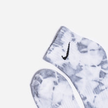 Load image into Gallery viewer, Custom Tie-dyed Ankle Socks - Dolphin Grey - Inked Grails
