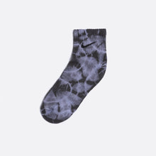 Load image into Gallery viewer, Custom Tie-dyed Ankle Socks - Midnight Black - Inked Grails