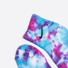 Load image into Gallery viewer, Custom Tie-dyed Ankle Socks - Tango Ice Blast - Inked Grails