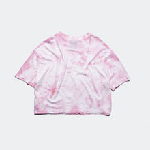 Load image into Gallery viewer, Custom Tie-Dyed Crop Tee - Candy Floss - Inked Grails