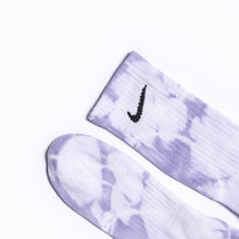 Load image into Gallery viewer, Custom Tie-dyed Socks - Parma Violet - Inked Grails