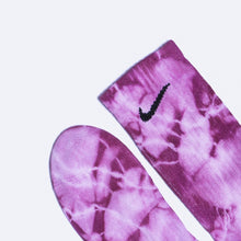 Load image into Gallery viewer, Custom Tie-dyed Socks - Sangria - Inked Grails