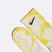 Load image into Gallery viewer, Custom Tie-dyed Socks - Sherbert Lemon - Inked Grails