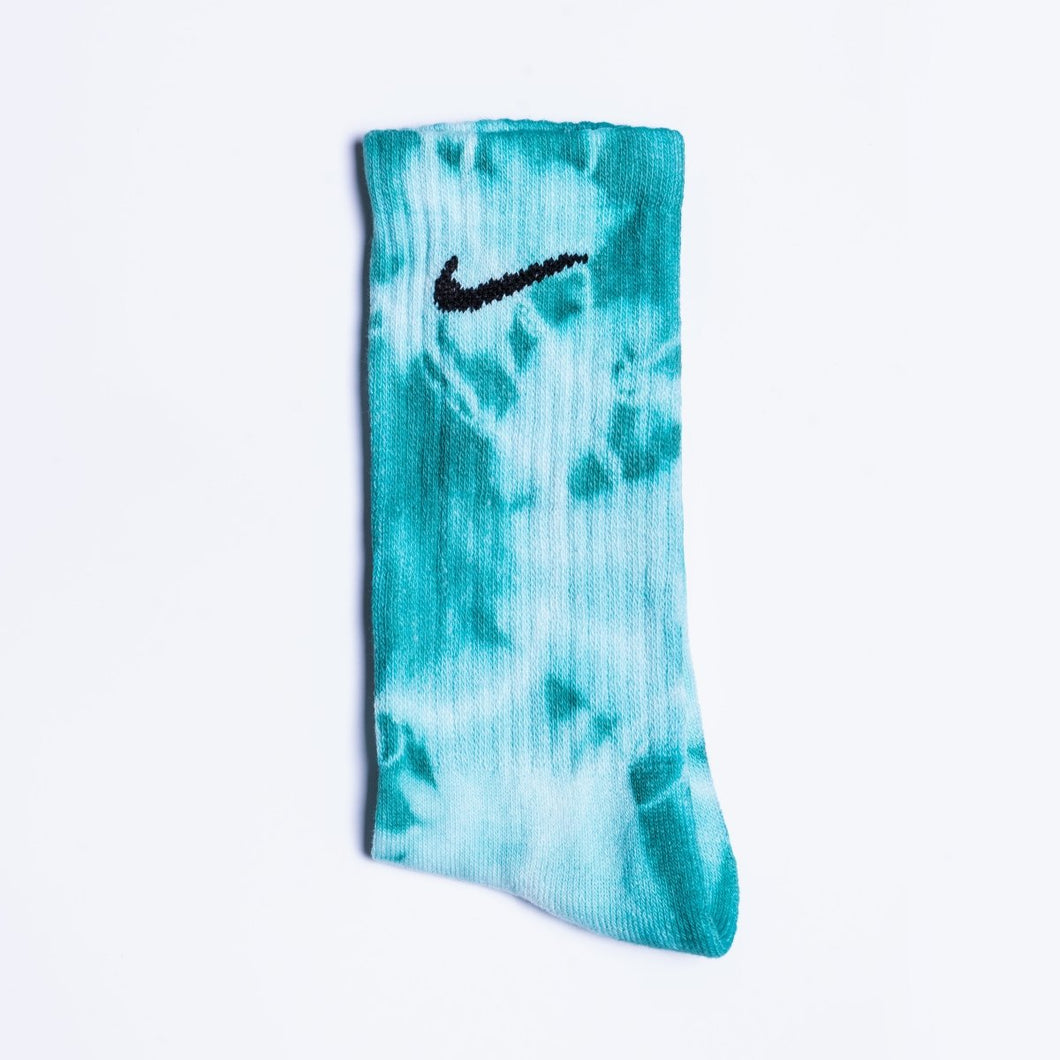 Custom Tie-dyed Socks - Spearmint Green - Inked Grails