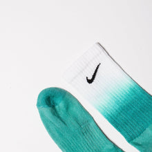 Load image into Gallery viewer, Dip-Dyed Socks - Spearmint Green - Inked Grails