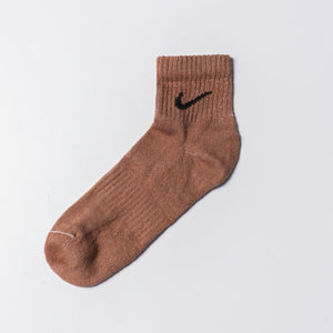 Neutrals Overdyed Ankle Socks 3 Pair Pack - Inked Grails