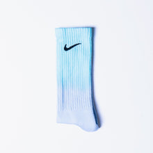 Load image into Gallery viewer, Ombre Dyed Socks - Electric Sky - Inked Grails
