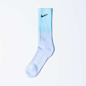 Ombre Dyed Socks - Electric Sky - Inked Grails