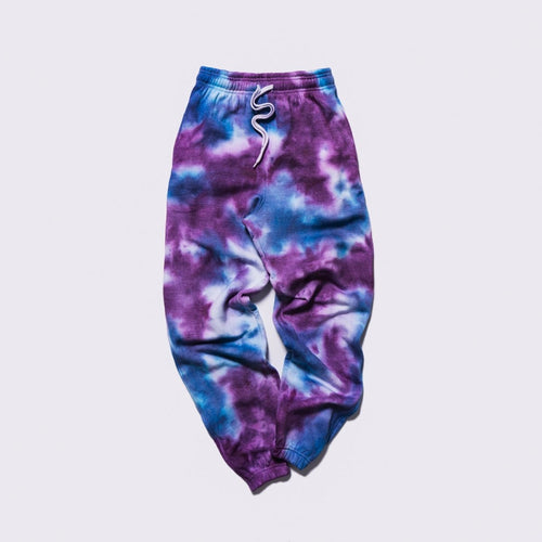 Tie-Dye Sweat Pants - Dark Storm - Inked Grails