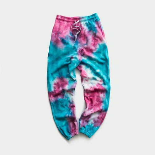 Tie-Dye Sweat Pants - Ice Blast - Inked Grails