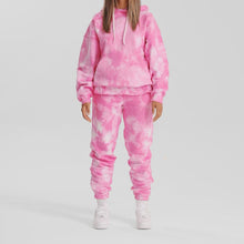 Load image into Gallery viewer, Tie-Dye Sweat Pants - Vivid Pink - Inked Grails