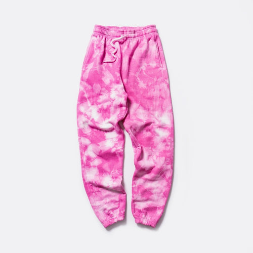 Tie-Dye Sweat Pants - Vivid Pink - Inked Grails